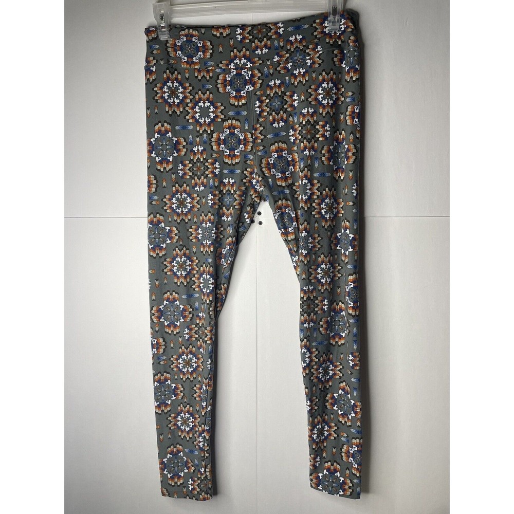 Disney Mickey Mouse LulaRoe TC Tall and Curvy Leggings Size 12-18 Shadow Pattern